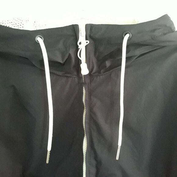 Divided H&M Windbreaker Jacket Womens Size S Red Blue Long Sleeve Full Zip - Picture 6 of 9